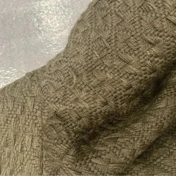 [OS]Free People Swept Away Houndstooth Ruana Poncho Cape  Brown Tan - Picture 5 of 9